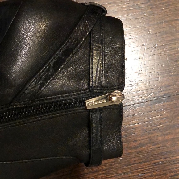 Coach Bootie Black leather size 8 - Picture 3 of 8