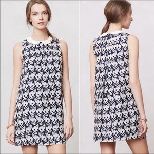 Postmark by Anthropologie Cat Print Shift Dress