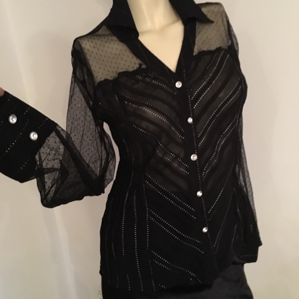 Carina fancy button down