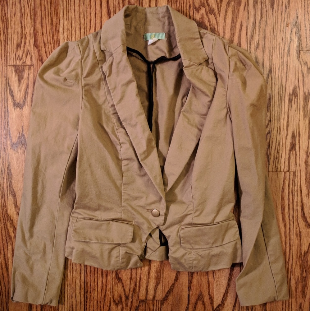 Anthropologie LIL brown Blazer