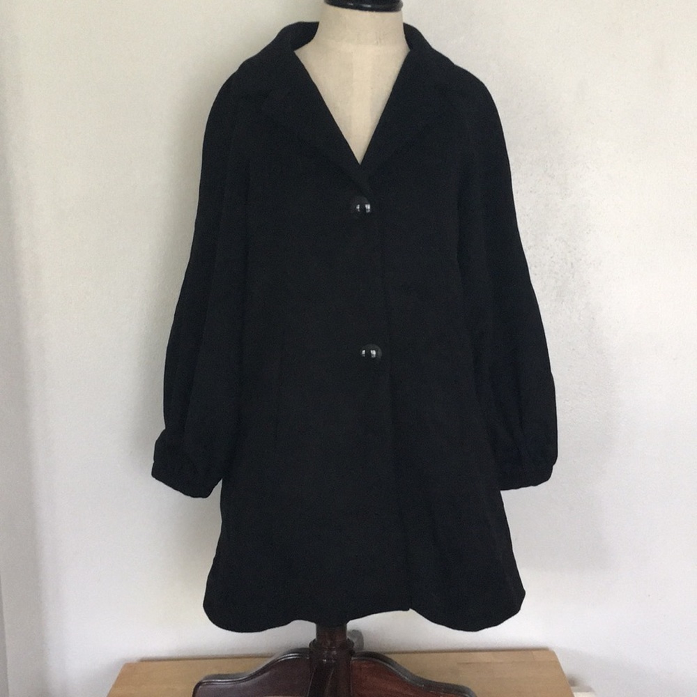 Banana republic bowl blend coat black size 5