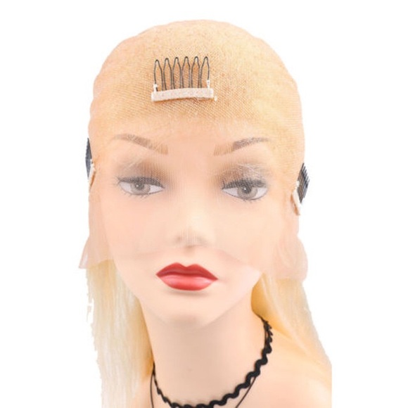 Indian remy Blonde Full Lace Straight Wig 130% - Picture 3 of 6