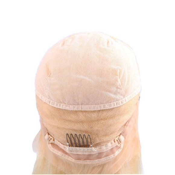 Indian remy Blonde Full Lace Straight Wig 130% - Picture 4 of 6