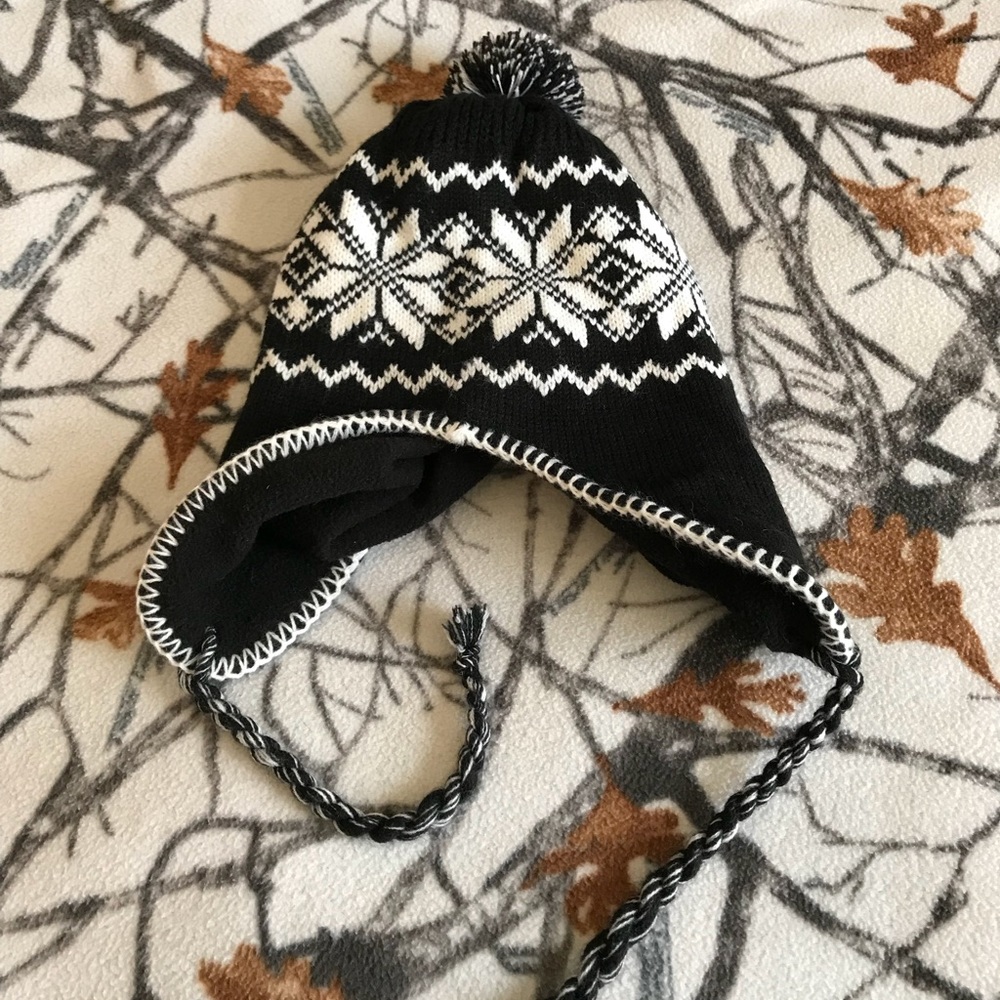 Snowflake winter hat