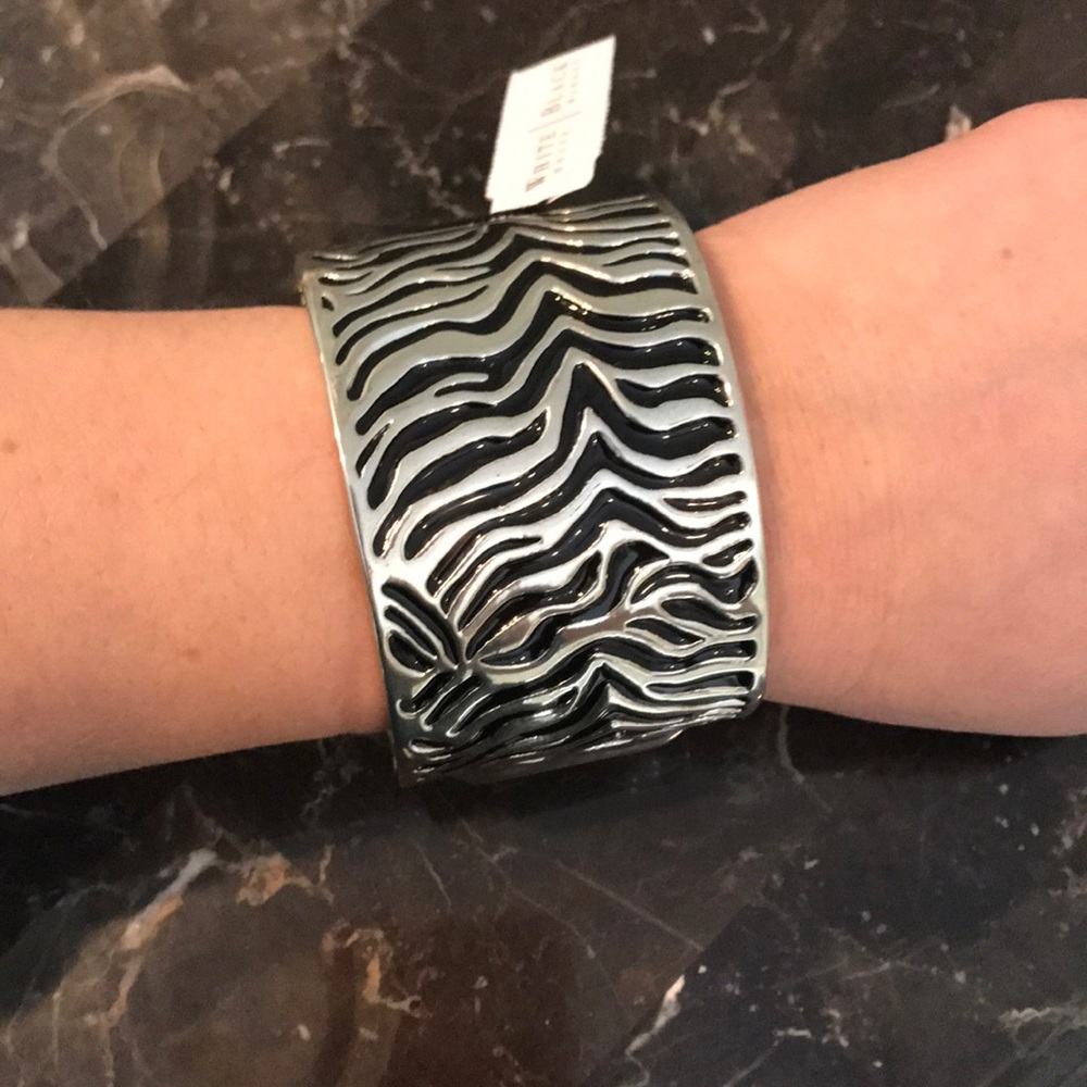 Polished pewter White House black market bracelet