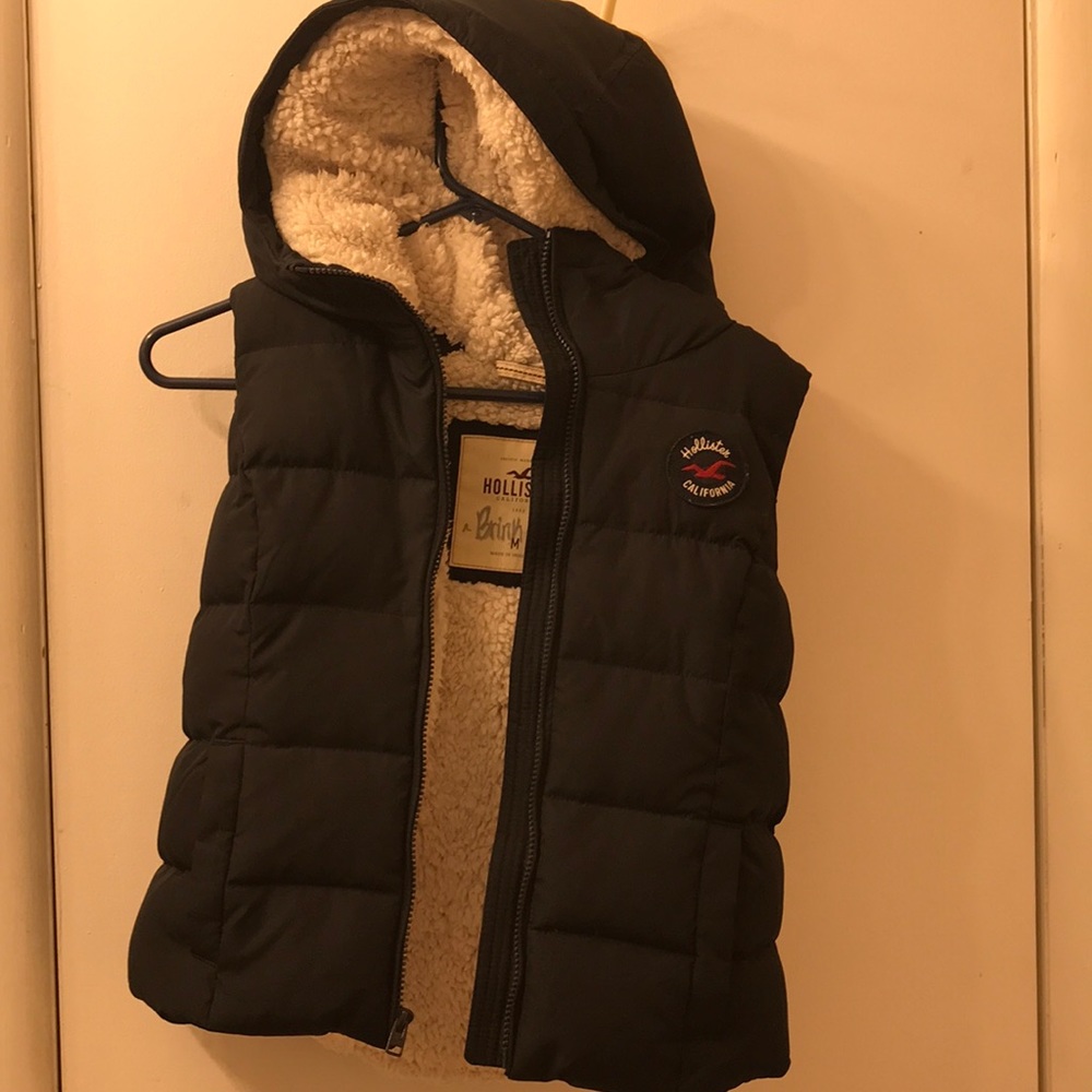 This is a Hollister coat vest
