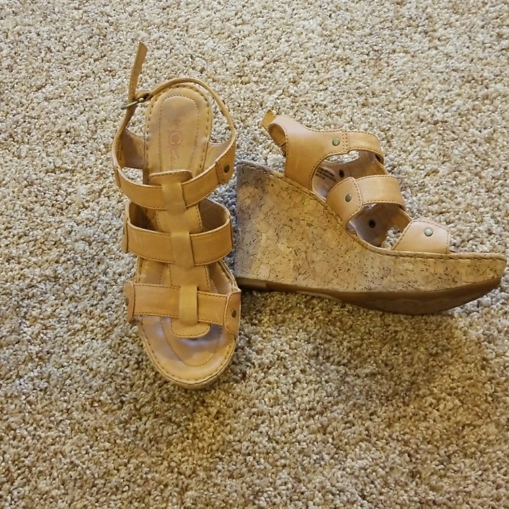 BORN wedge sandals