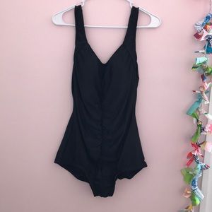 Black One Piece Bathingsuit