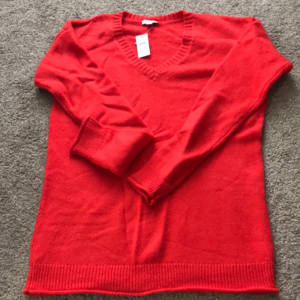 NWT Gap Relaxed Fit V-Neck Sweater