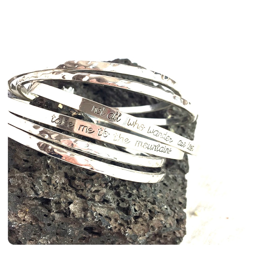 Free People Not All Who Wander Are Lost Bracelets