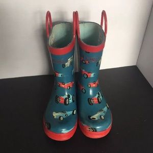 Hatley Boys' Classic Printed Rain boots Size 11