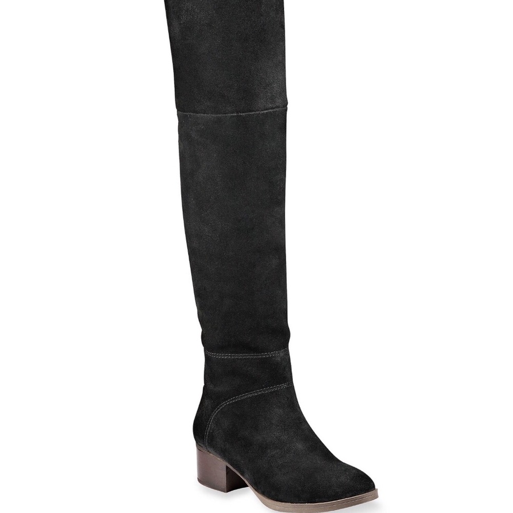 Suede over-the-knee boot by Tommy Hilfiger