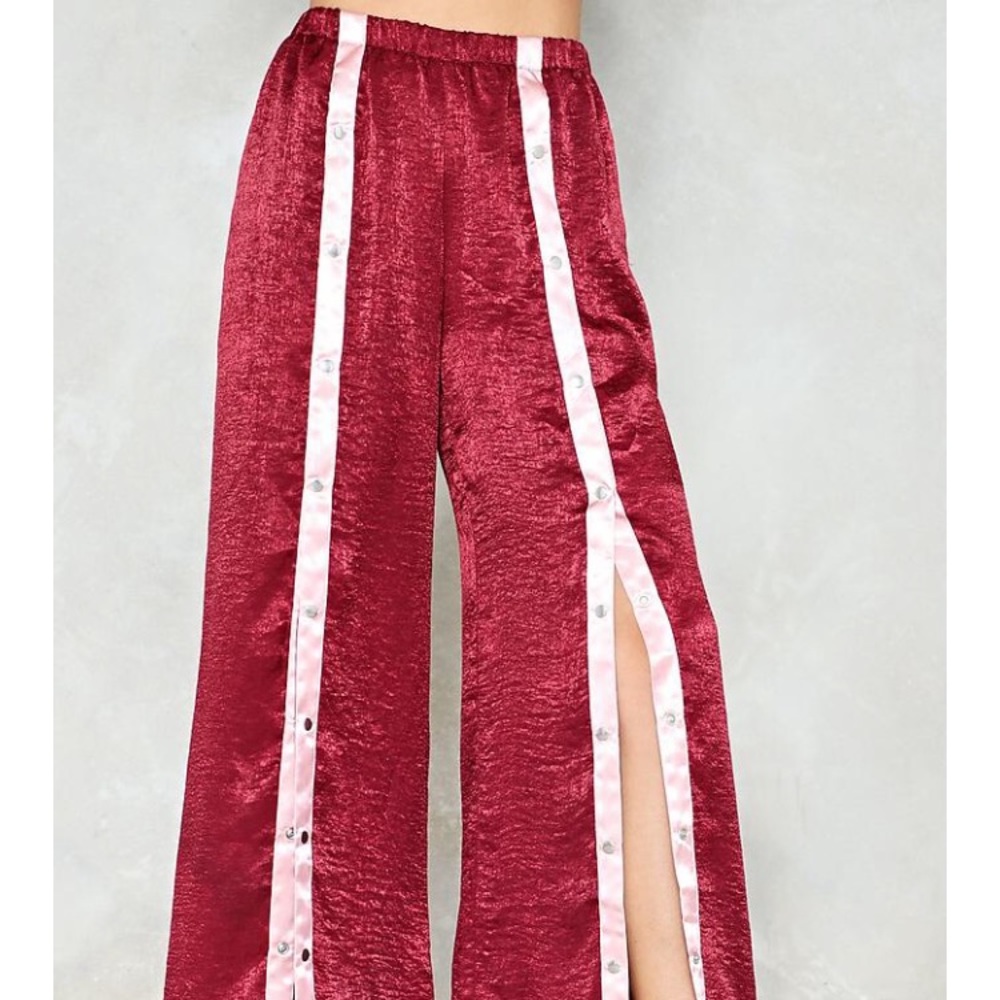 Snap Back Satin Pants