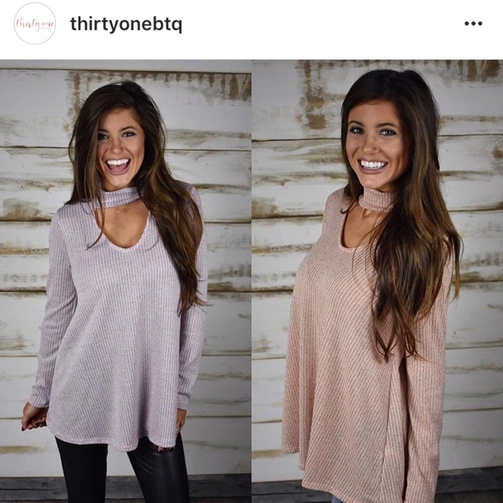 Lightweight lavender sweater