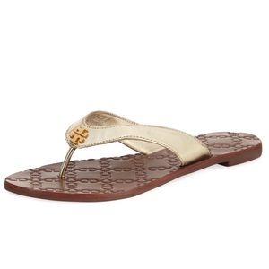 Tory Burch Thora/Monroe Sandal (Gold) 8