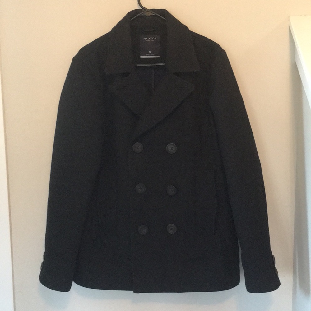 Black Nautica Men’s Medium Peacoat