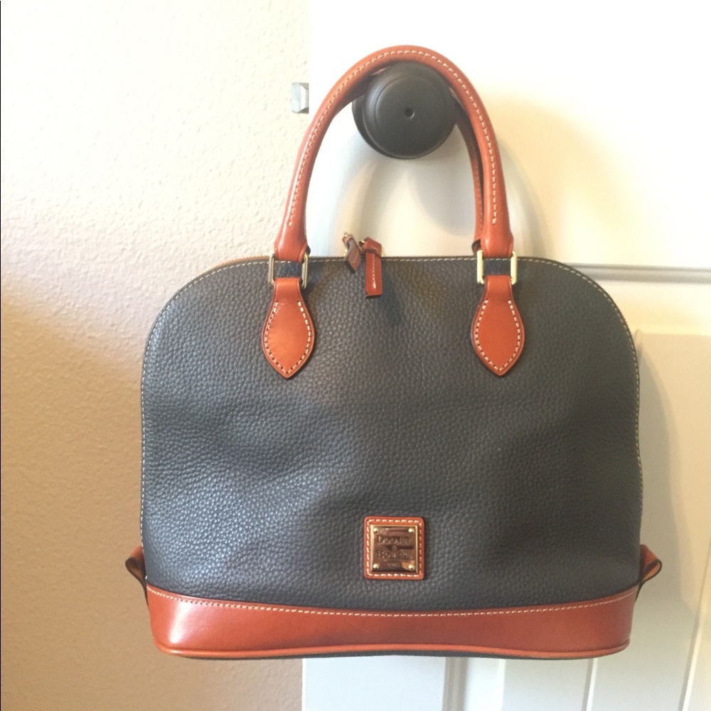 Dooney & Bourke Pebble Zip Satchel