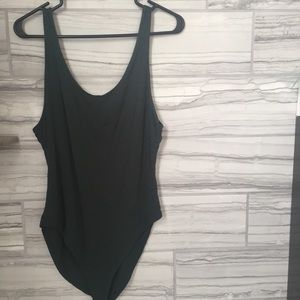 Audrey 3+1 Army Green Body Suit