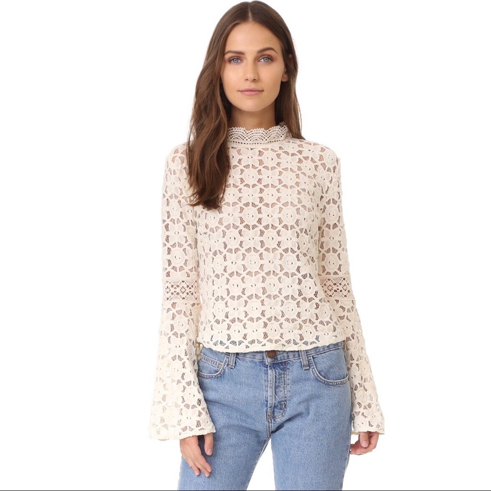 Free People Lace Top