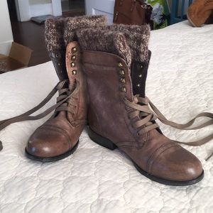 Steve Madden combat boots
