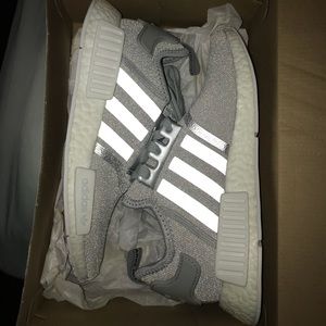 Brand new Wmns Adidas NMD Silver / White size 8.5