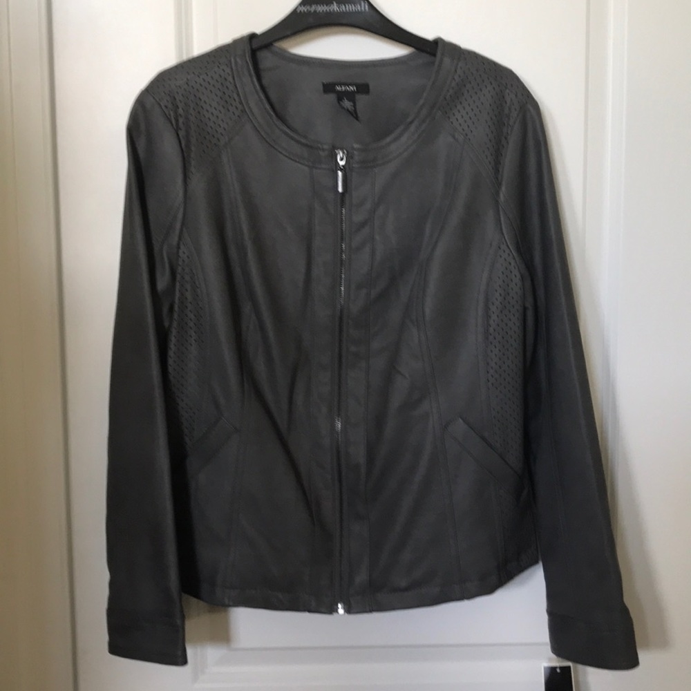 Alfani pleather coat
