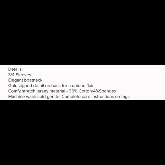 3/$25🚨NWT Beautiful Jeweled Jersey Size Sm - Picture 6 of 8