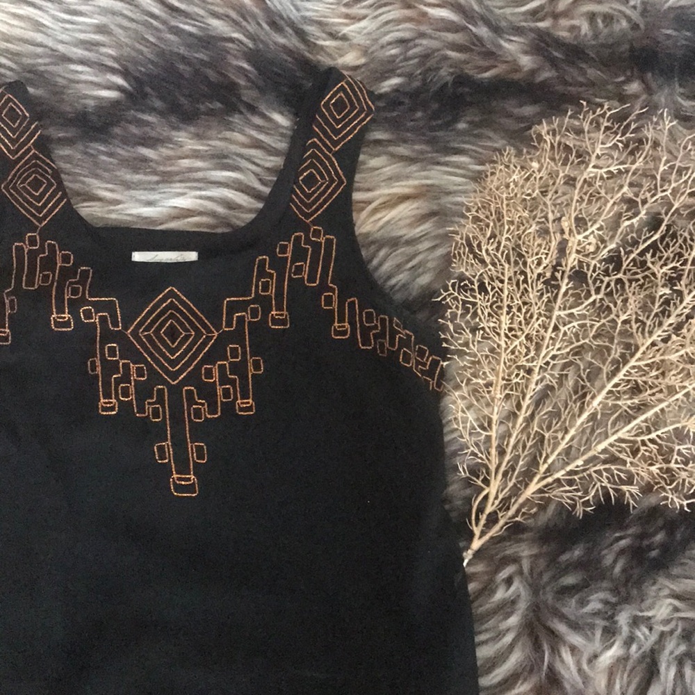 Gold Detailed Dress