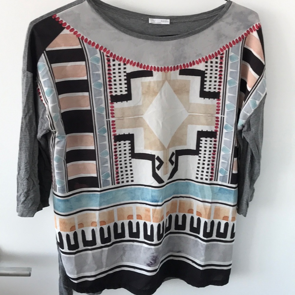 Zara patterned top