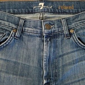 Men's medium wash 7 for all mankind jeans
