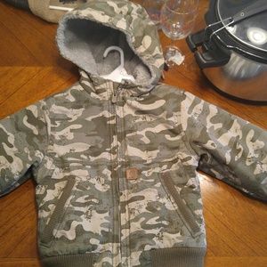 Carhartt Boys 4T camo coat