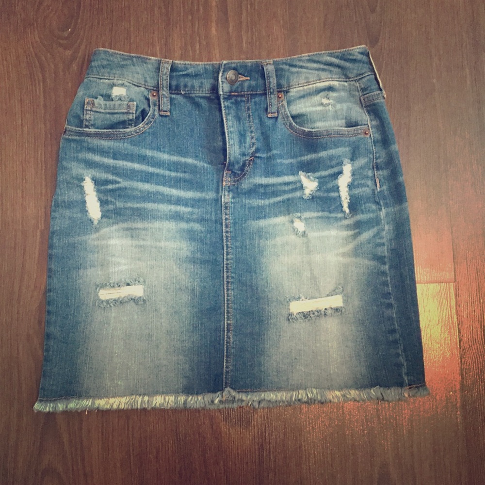 Blue jean skirt