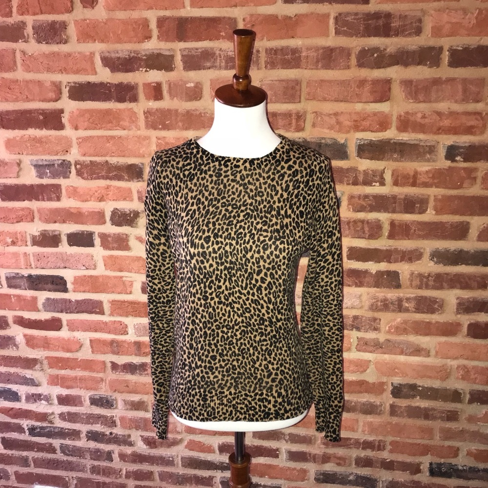 Animal Print Ann Taylor Loft Sweater