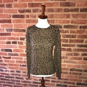Animal Print Ann Taylor Loft Sweater