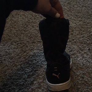 Puma black water proof boots