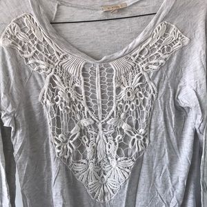 Anthropologie embroidered shirt