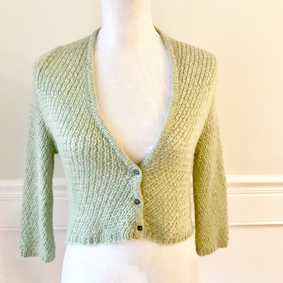 Mavi Jeans Textured Mohair-Blend Cardigan
