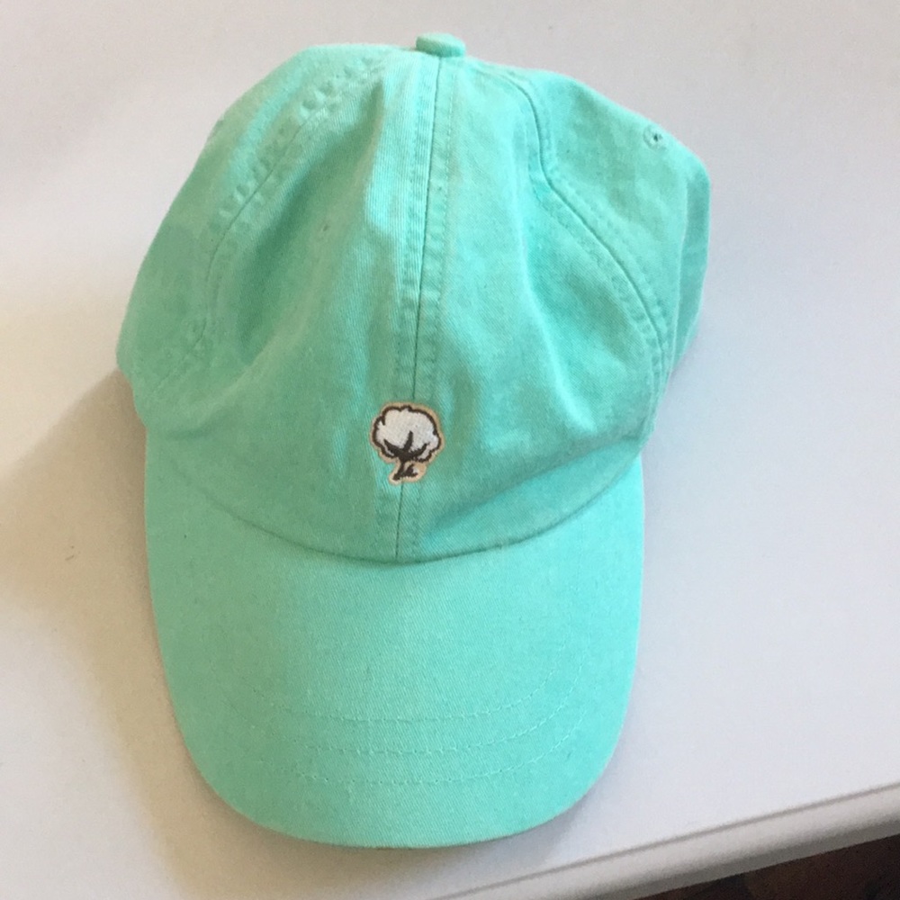 Turquoise hat