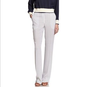 Theory Silk Striped Pants 00