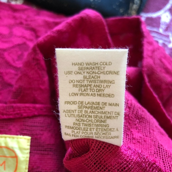 Free People Raspberry Lace Tunic Tank - Picture 8 of 8