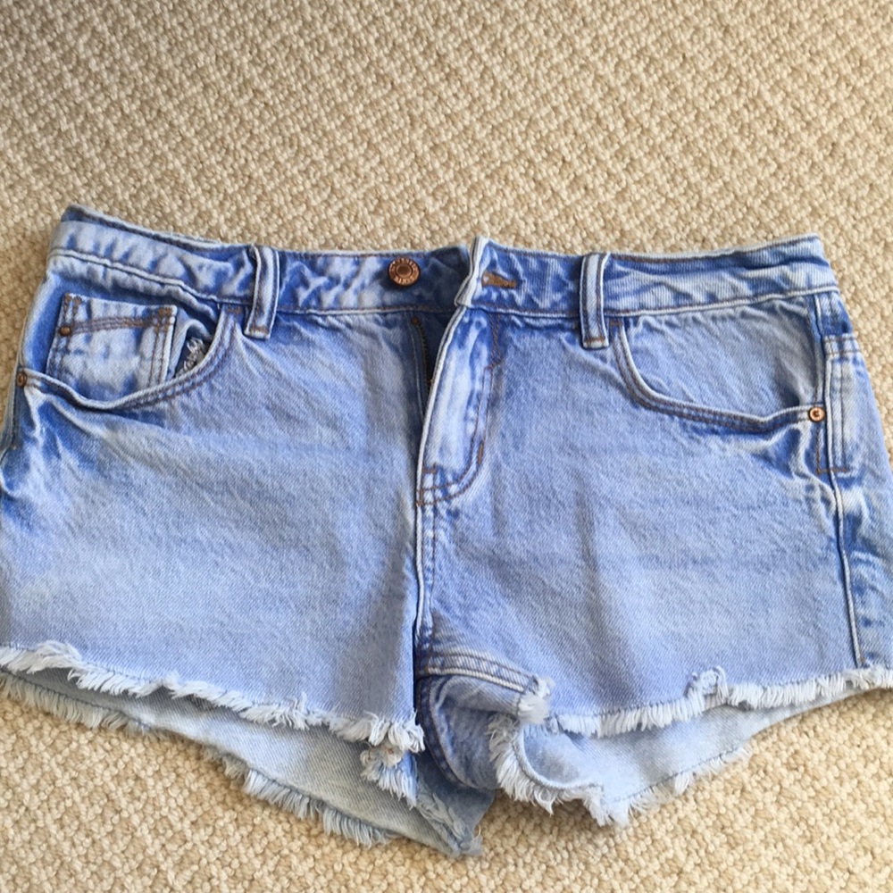 Acid wash Jean Shorts