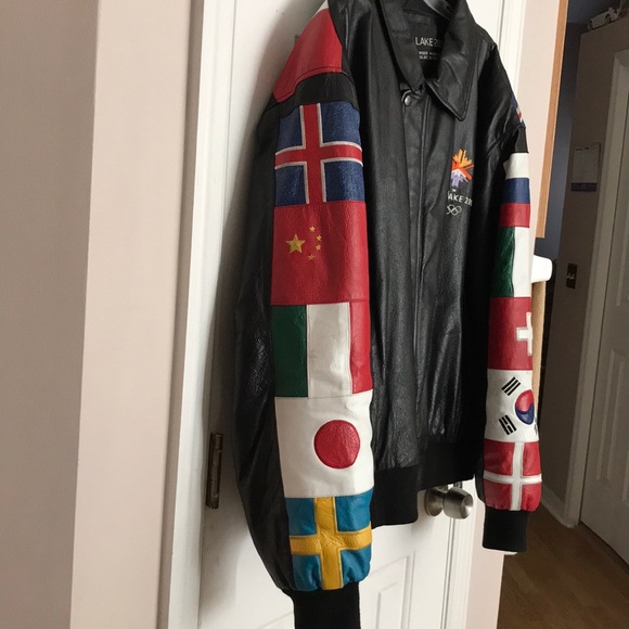 “Salt Lake 2002” Black Leather Jacket. Size 2XL - Picture 5 of 8