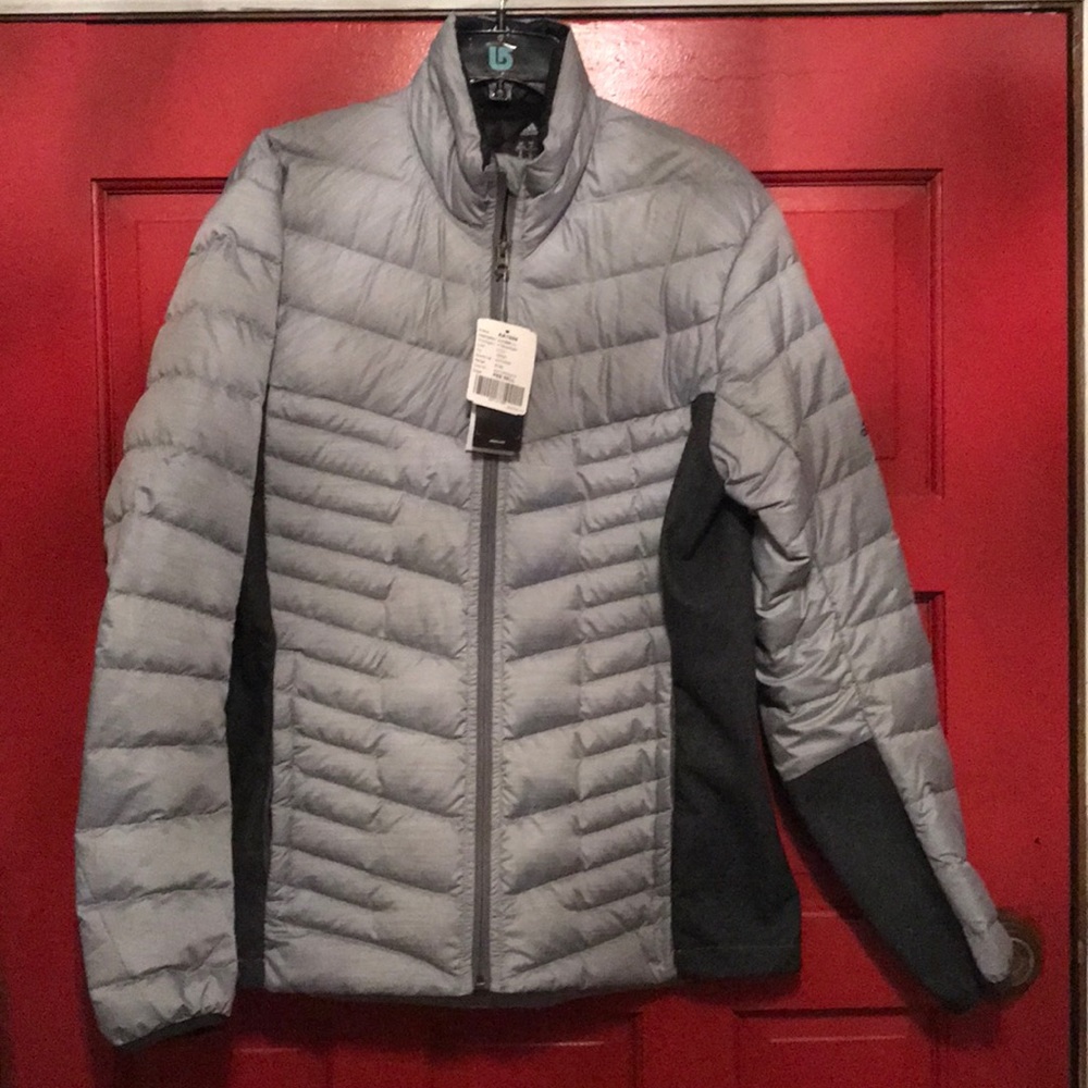 Adidas Men’s Alperr Hybrid Jacket Med. Onyx