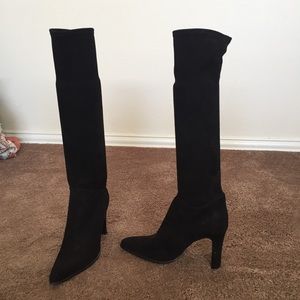 CLASSIQUES ENTIER BLACK SUEDE BOOTS