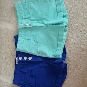 Two pairs of Celebrity Pink Jeans shorts