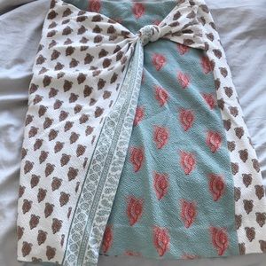 Patterned stretchy anthro skirt