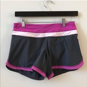 Lululemon Groovy Run Short - 4 - Violicious /Gray