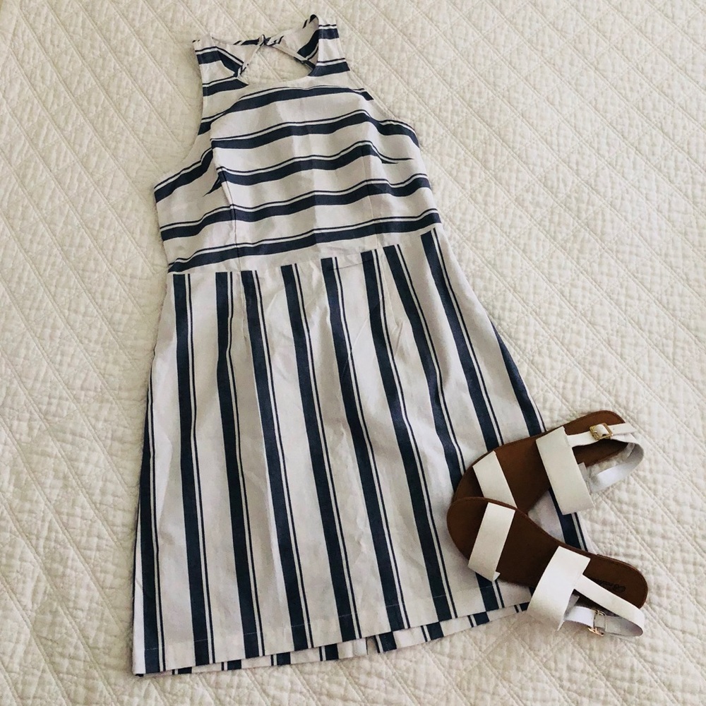 Old Navy Striped Racerback Dress