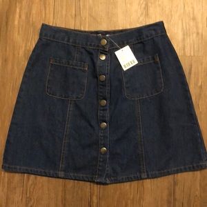 NWT Urban Outfitters BDG denim mini skirt!