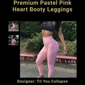 Til You Collapse Pink Leggings